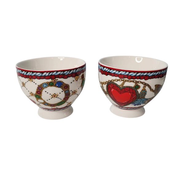 Brighton Jewels & Hearts 13 Oz Coffee Tea Cups Mugs Set Limited Edition 2024 - Picture 2 of 8